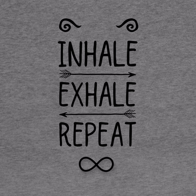 Inhale, exhale, repeat by Modestquotes